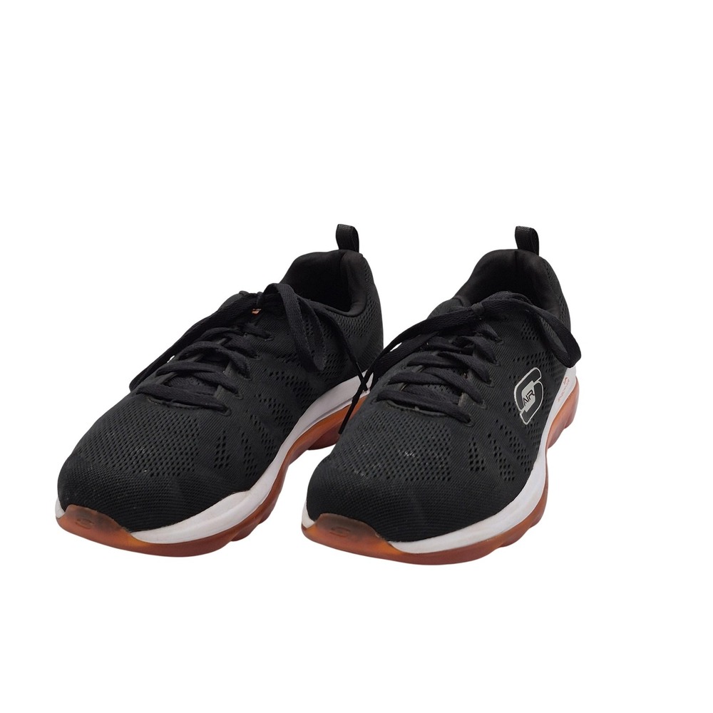 Skechers Skech-Air Shoes Mens Size 10.5 Black Mesh Runningโ Sneakers 51439